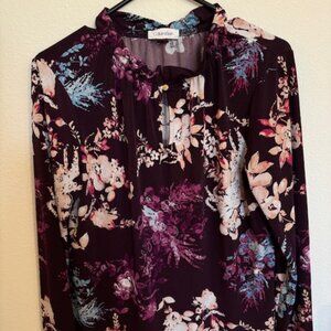 Calvin Klein women's flowered top